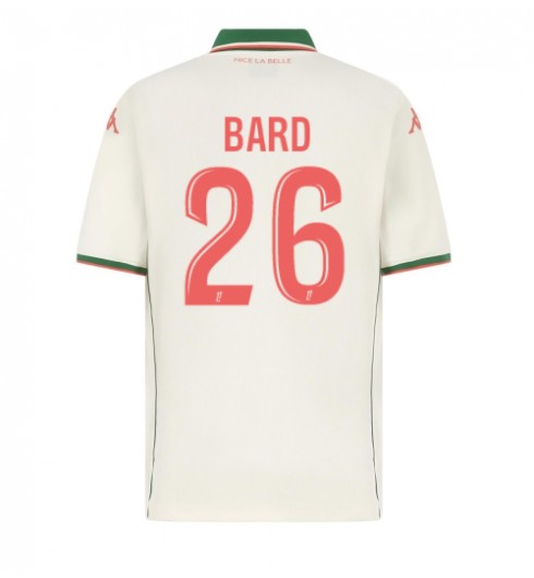 OGC Nice Melvin Bard  #26 Venkovní Dres 2025-26 Krátký Rukáv OGC Nice Melvin Bard  #26 Venkovní Dres 2025-26 Krátký Rukáv